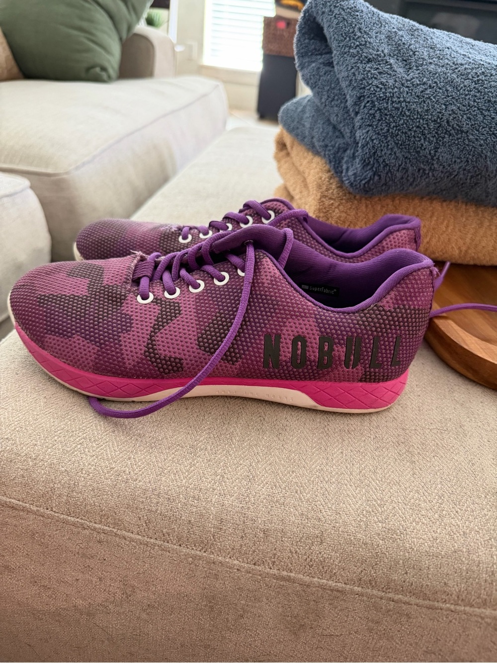 NOBULL Purple and Pink Women's Training Sneakers